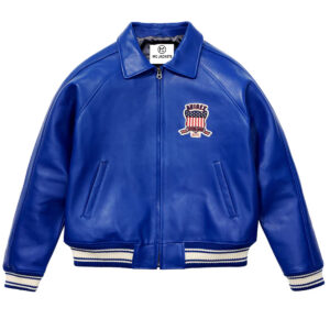 New Men's Avirex Real Leather Bomber American Flight Jacket