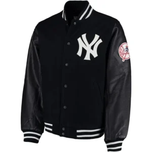 New York Yankees Varsity Black Letterman Jacket