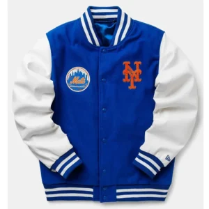 New Era MLB Wordmark Varsity Jacket NY Mets Jacket