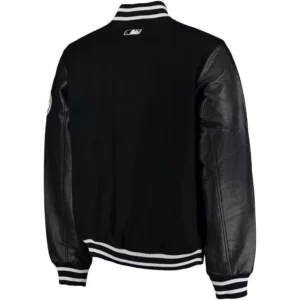 Alternative view of New York Yankees Varsity Black Letterman Jacket